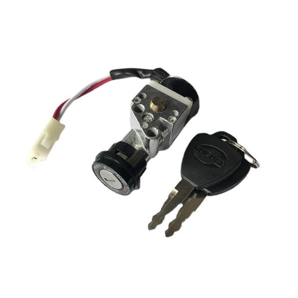 Núcleo de bloqueo compacto con interruptor de llave y 2 llaves para bicicletas