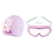 thumbnail image 3 of Gorro de natación para niños, gafas de natación antivaho, profesionales, impermeables, visión amplia. Púrpura, 3 of 9