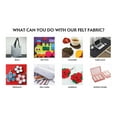 thumbnail image 5 of Felt Fabric Polyester Material Soft Texture for Craft Projects, Sewing, Padding DIY Kids Gift, 5 of 5