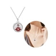 thumbnail image 5 of Tree Of Life Perfume Diffuser Necklace Modern Aroma Necklace With Tree Of Life Pendant Stainless Steel Craftsmanship, 5 of 9