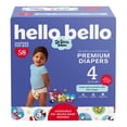 thumbnail image 1 of Pañales Hello Bello Dr. Seuss Babies Talla 4, paquete de 58, 1 of 8