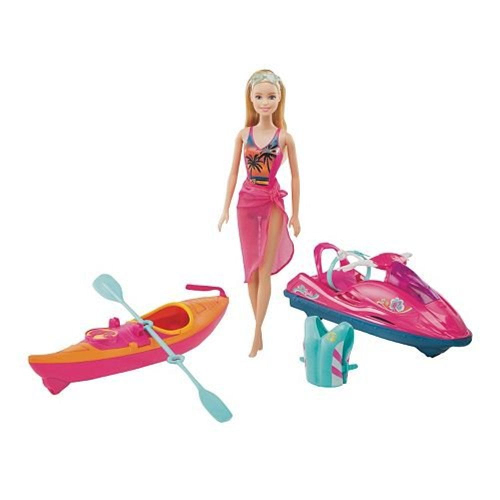 Barbie On The Go Watercraft and Kayak Set