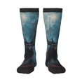 thumbnail image 2 of Lsque Mystical Forest Elk Printed Crew Socks Men's Women's LightWeight Thin Casual Calf Socks ,Knee High Socks,Cotton Socks, 2 of 9