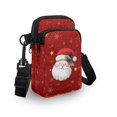 thumbnail image 3 of XYZCANDO Father Christmas Small Crossbody Bags for Teen Girls Heart Cellphone Messenger Handbag with Zipper Stylish Cross Body Phone Purse with Strap for Running Shop Travel, 3 of 7
