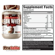 Musclesport Lean Whey™ Iso Hydro Protein Powder, Protella - Gluten Free - 2lb, 25g of Protein - Low Fat - Low Carb - Fitness & Nutrition