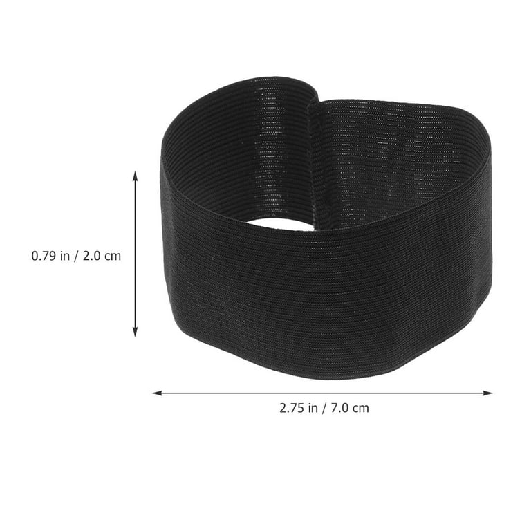 32pcs Funeral Black Memorial Arm Band Mourning Arm Band Police Band Elastic Arm  Band