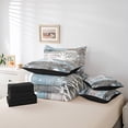 thumbnail image 4 of YST Sun and Moon Comforter Set, 7-Piece, Celestial Theme, Teal, Twin, 4 of 4