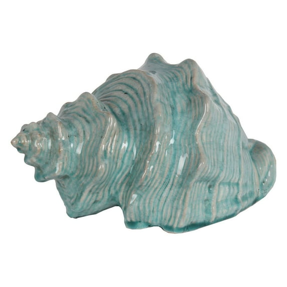 Privilege International 10.5 in. Ceramic Seashell Statue