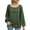 Green, variant on Oalirro Black Womens Long Sleeve Tops Dressy Crew Neck Solid Womens Blouses Casual Summer