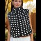 thumbnail image 5 of Chaleco de Cuadros para Mujer, Sin Mangas, de Forro , de Invierno, con Cuello Alto, Cremallera y Bolsillo en el Pecho. Negro XL, 5 of 9