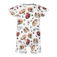 thumbnail image 4 of American Football Bodysuit Baby Boy Girl Sports Lover Gifts Button Baby Romper One Piece Jumpsuit Outfits Clothes, 4 of 6