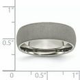 thumbnail image 5 of Titanium Stone Finish 7mm Band, 5 of 9