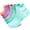 Multicolor(6 Pairs), variant on Meikd Ankle Compression Socks for Women 6 Pairs, Running Socks with Heel Tab, Cushioned Low Cut Athletic Socks