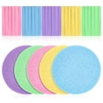 thumbnail image 1 of 120 pcs esponjas faciales comprimidas con esponjas de limpieza de la cara esponjas de la cara para mujeres y niñas, 1 of 7