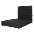thumbnail image 2 of Base Cama Dicasa con Cabecera Queen Size Mary Negro, 2 of 8