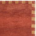 thumbnail image 3 of SAFAVIEH Tibetan Calista Solid Bordered Wool Area Rug, Rust, 6' x 9', 3 of 3