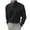 #02Black, variant on Kiplyki Men's Baggy Solid Linen Long Sleeve Button Pocket Plus Size T Shirts