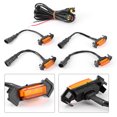 thumbnail image 4 of Luz De Rejilla Para 4 Uds. 12V Luz LED Para Rejilla De Coche Accesorio De Alto Brillo Apto Para Toyota Tacoma 2016-2020 Lente Amarilla Luz Amarilla ANGGREK Otros Vehículos, 4 of 8