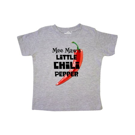 

Inktastic Mee Maw s Little Chili Pepper Gift Toddler Boy or Toddler Girl T-Shirt