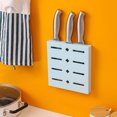 thumbnail image 4 of Flmtop Wall-Mounted Adhesive Drain Knife Rack Holder Storage Container Cutlery Organizer for Kitchen, 4 of 7
