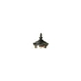 thumbnail image 3 of John Timberland Bellagio Vintage Outdoor Post Light Veranda Bronze 3-Light Street Lantern 96" Clear Hammered Glass for Exterior Barn Deck House Porch, 3 of 7