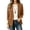 Brown, variant on WCMZJ Women's Lapel Open Front Dress Blazer Long Sleeve Relaxed Fit Lightweight Office Business Work Casual Jacket Coat