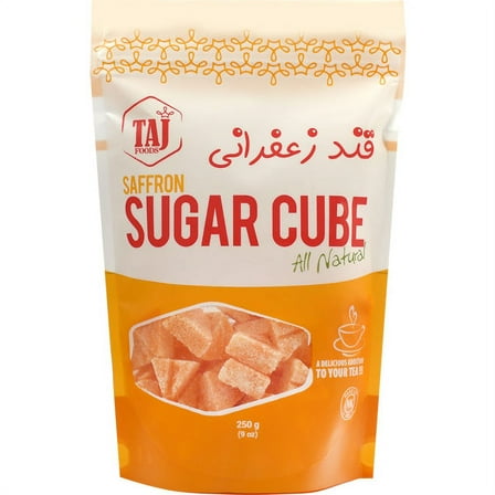 TAJ Sugar Cubes with Saffron - All Natural 9 oz