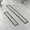 Matte Black-12inch, variant on 48-inch Linear Shower Drain Brushed Tile-insert Panel
