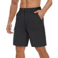 thumbnail image 2 of TACVASEN Men's Causal Stretch Lightweight Camping Travel Quick Dry Shorts Black 40, 2 of 6