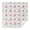 Pioneer Flower Floral-3, variant on Pioneer Flower Floral Print Pattern Square Tablecloth, Waterproof Wipeable Spillproof Washable Table Cover for Home Kitchen Party Decor, 42"x42"