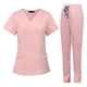 thumbnail image 1 of Conjunto de uniforme Strade Fareast Limited para mujer Pantalones Superiores de enfermera Rosa XS, 1 of 8
