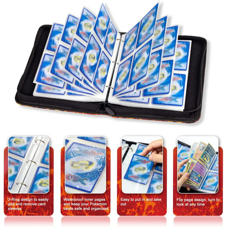 Custom Print Game Trading Card Binder Photo Cards Holder 6 Ring