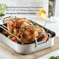 thumbnail image 2 of Hestan - Collection Provisions - Poêle à Rôtir Antiadhésive Classique avec Grille en Acier Inoxydable, Compatible avec Plaque à Induction, 14,5 Pouces, 2 of 7