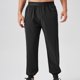 thumbnail image 4 of Pantalones largos para hombre, casuales, a la moda, con bolsillos, elásticos en los tobillos, color liso, cintura elástica, pantalones deportivos para hombre., 4 of 5