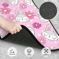 thumbnail image 3 of Kdxio Tapis de Sol Imprimé Tournesol Lapin Universel SUV avant Arrière Ensemble Complet 4 Pcs avec Dos en Caoutchouc Antidérapant Accessoires de Voiture pour la Plupart des Voitures, 3 of 7