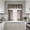 Gray-GY, variant on MMJ Sheer Curtains Semi Sheer Coffee Valance 3 Piece Set Nylon Short Window Filtering Thermal Insulated Kitchen 53.94x17.72in