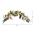 thumbnail image 2 of Nearly Natural 4' White Pumpkin, Pinecones and Berries Artificial Garland , Green, 2 of 4