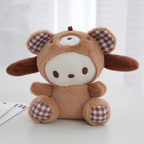 Máquina de agarre de juguete de peluche de la serie Sanrio sentada, suministro directo de , muñeco de peluche de dibujos animados para niños