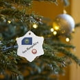 thumbnail image 7 of 3drose, I Love New Hampshire, 3 inch Snowflake Porcelain Ornament, 7 of 7
