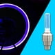 thumbnail image 3 of 2 luces para rueda de motocicleta, tapa de válvula de neumático, lámpara decorativa para conducción nocturna, universales para coche, bicicleta, color azul, 3 of 5