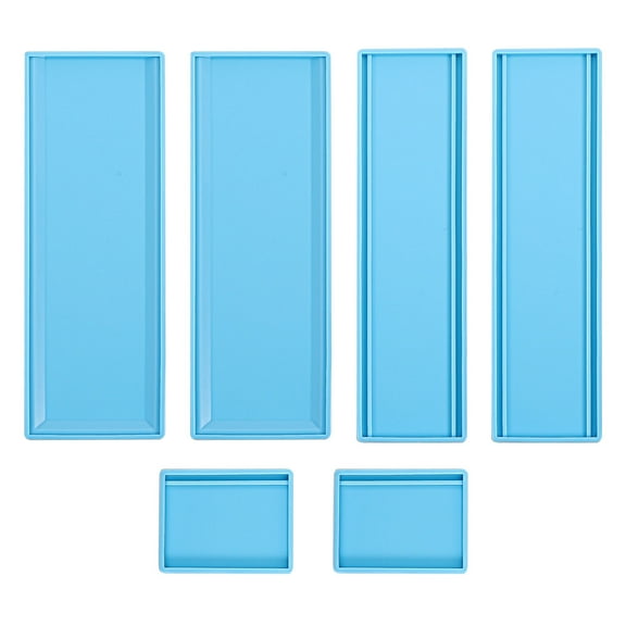 HONITANO Domino Box Silicone Mold 1 Set Blue Rectangular Suitable for Craft Enthusiasts and Hobbyists in Craft Projects
