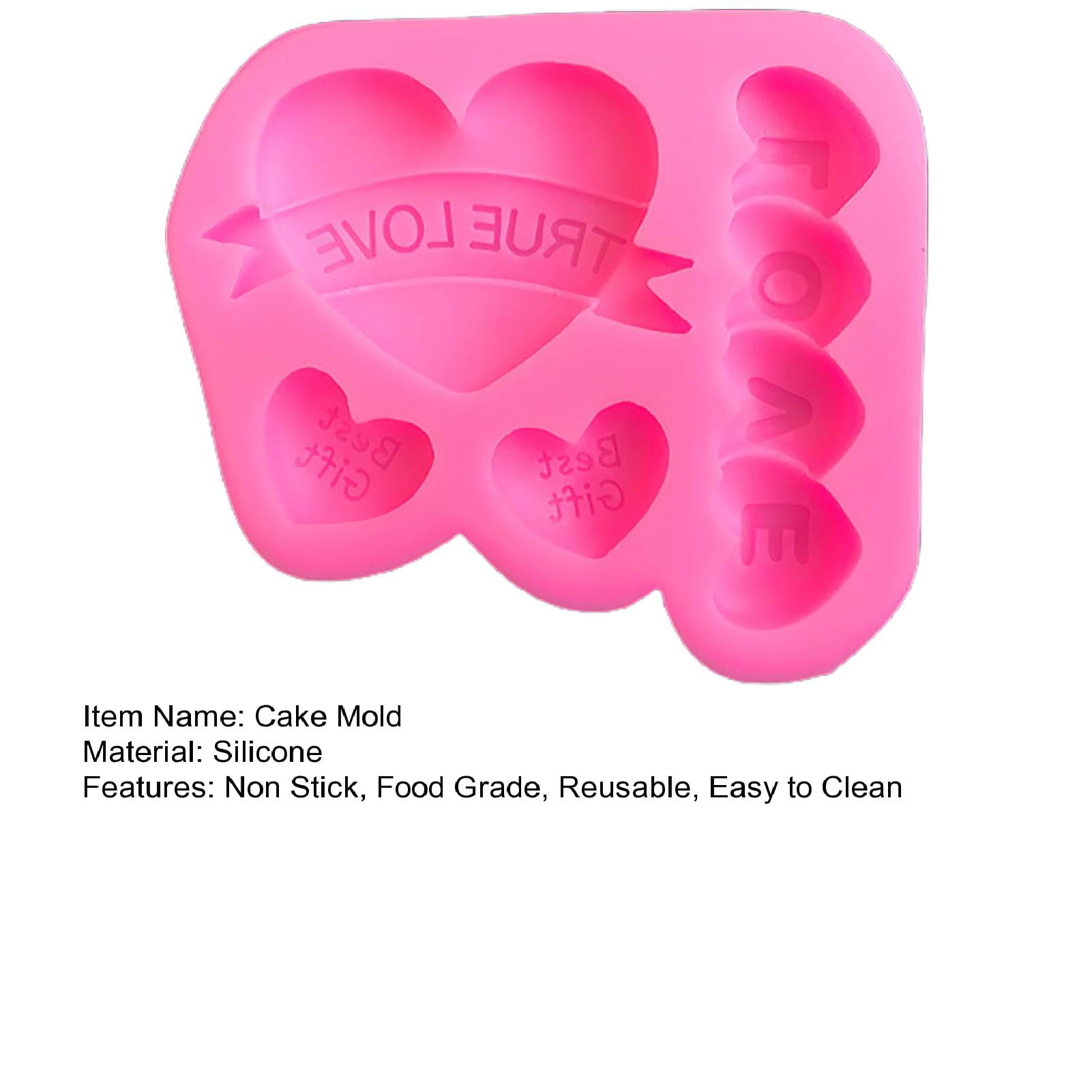 Heart Silicone Molds, 3D Mousse Cake Mold Non-stick Brownie Dessert Mo –  Kitchen Hobby