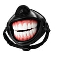 thumbnail image 2 of Funny Dog Muzzle with Teeth, Halloween Pet Costume Accessory with Adjustable Strap, Novelty Rubber Muzzle for Photos, Parties and Short Dress-Up, Black, 1 Count, 2 of 9