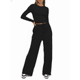 thumbnail image 3 of MLDRA 2 Piece Lounge Sets for Women Sweat Suits for Womens Outfit Track Suits Lounge Sets Comfy Fall Sets Casual Wide-Leg Pants, Spring Fall 2025, 3 of 7