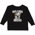 thumbnail image 3 of Inktastic Dog Bulldog Squad Boys or Girls Long Sleeve Toddler T-Shirt, 3 of 5