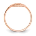 thumbnail image 4 of Auriga Fine Jewelry 14K Rose Gold Heart Ring Size 7 for Women, 4 of 6