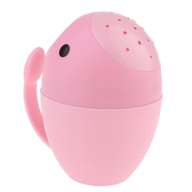 Taza de enjuague de baño para bebés, enjuagador de cascada, botella de ducha de baño para niños, de cabello Rosado Zulema Taza de enjuague de baño de cascada