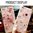 thumbnail image 3 of Funda suave para iPhone con diseño floral en tonos rosados, compatible con modelos XS Max, 11 Pro y 11 Pro Max, resistente y antideslizante., 3 of 7