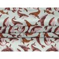 thumbnail image 5 of oneOone Velvet Brown Fabric Whale Sewing Craft Projects Fabric Prints By Yard 58 Inch Wide, 5 of 5