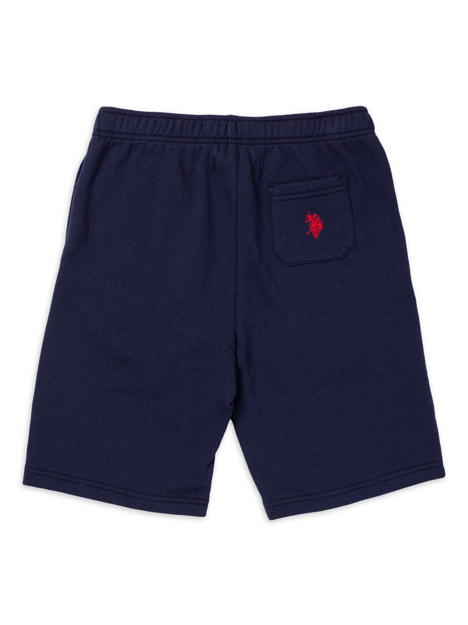U.S Polo Assn. Performance Fleece 2-Pack Shorts, Sizes 4-18 - image 3 of 4